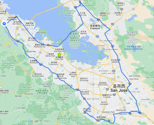 这是我们目前的配送范围, 我们会继续努力