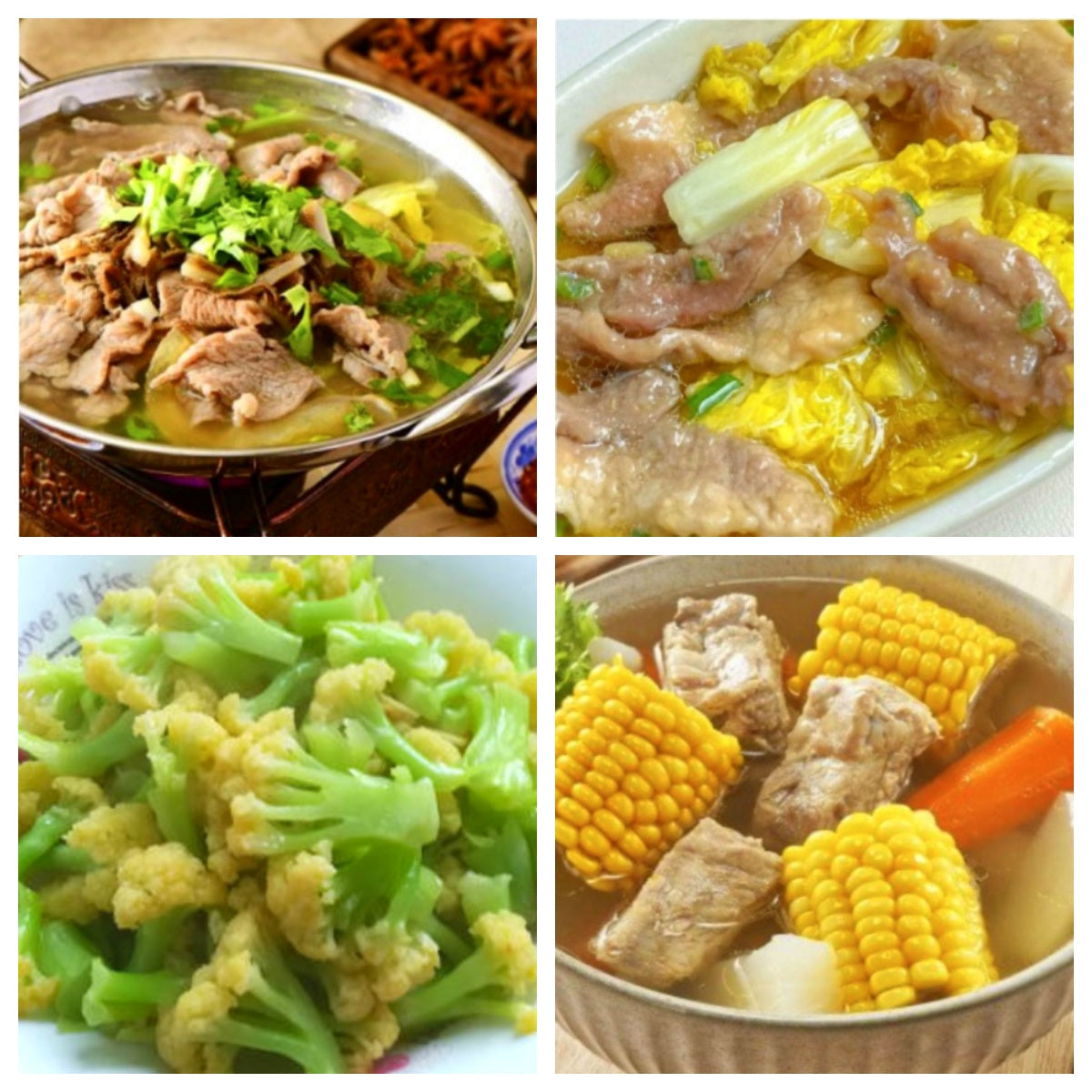 12月12日 周五经典回归:🌶️跷脚牛肉 (含蘸料)、娃娃菜蒸肉片、清炒上海青、文蛤豆腐汤