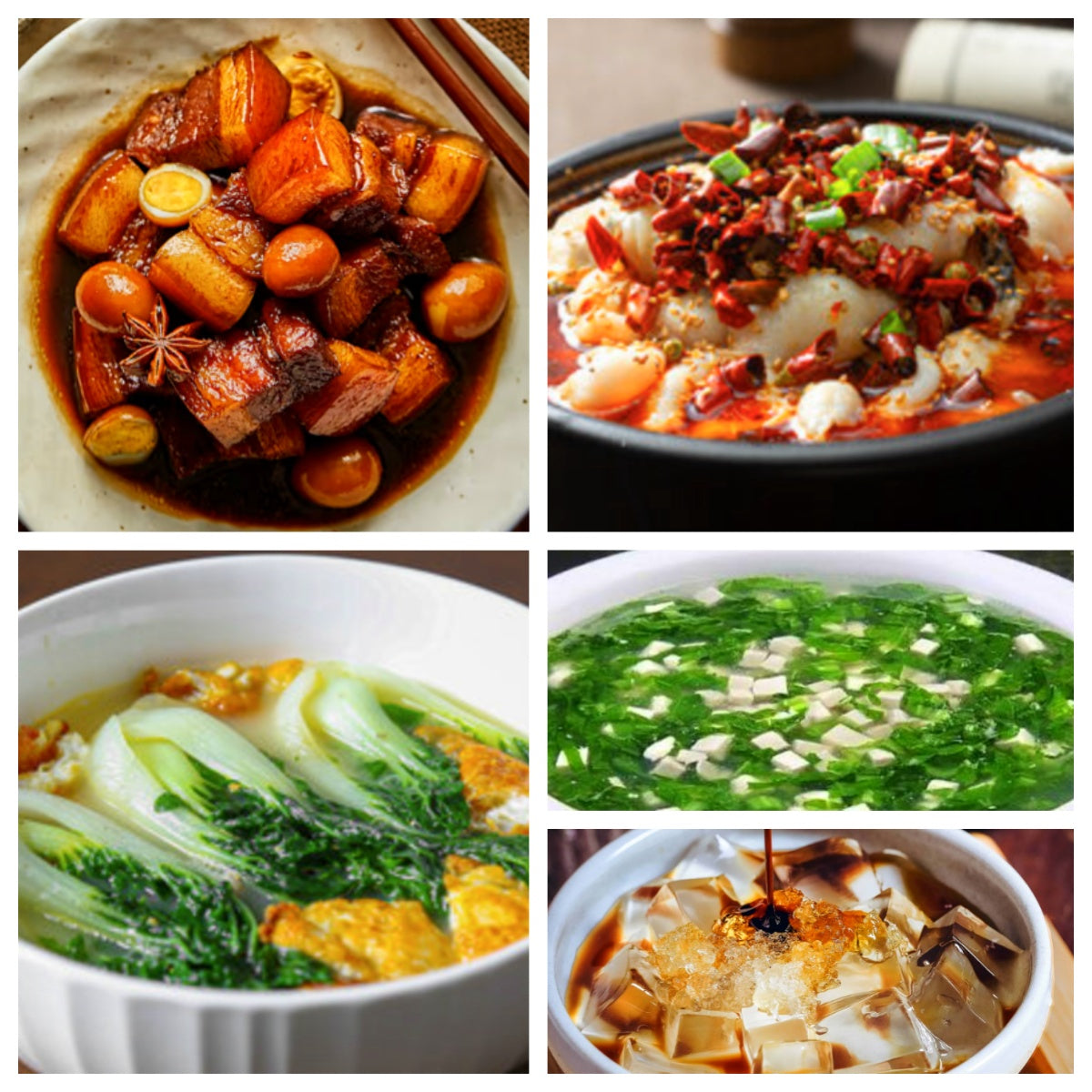 07月28日 周二麻辣鲜香:🌶️沸腾黑鱼片、鹌鹑蛋红烧肉、上汤奶白菜、荠菜豆腐羹(赠品:冰粉)