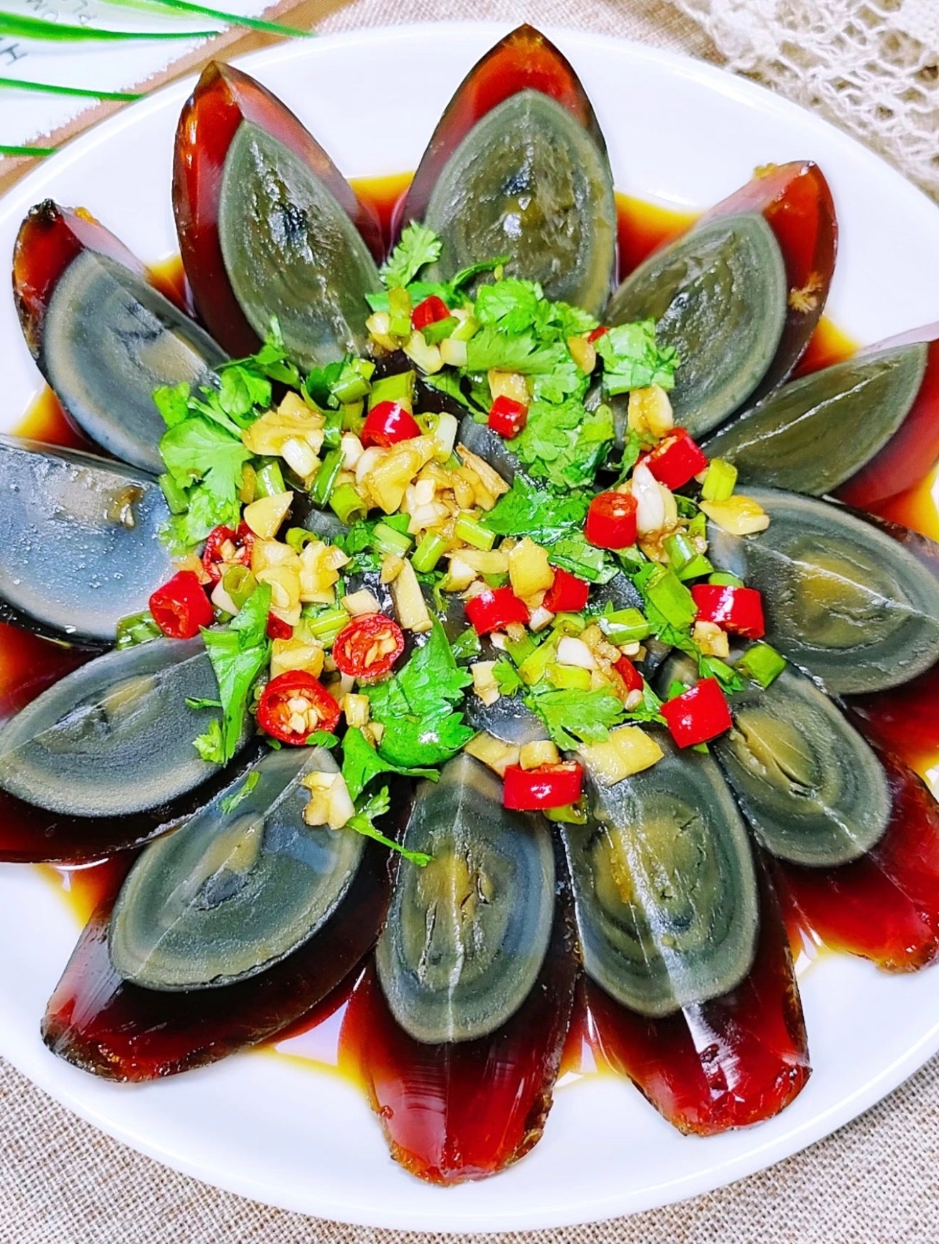 02月14日 周六西施凉菜B:四川特色凉菜|🌶️麻辣凉拌皮蛋 · 手工调味(1盒)【当日派送订单满$60,即可享受免费送货服务】