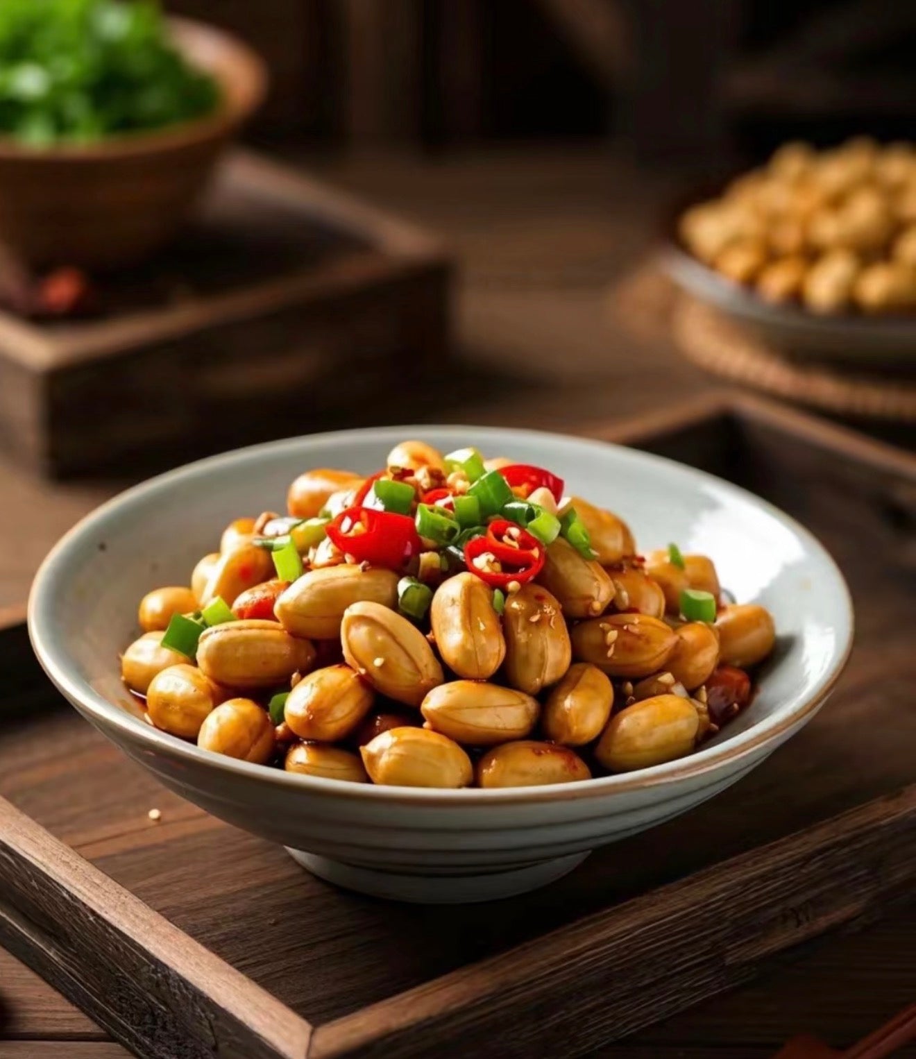 03月14日 周六西施凉菜A:四川特色凉菜|🌶️麻辣凉拌花生 · 手工调味(1盒)【单买凉菜需$5配送费,当日派送订单满$60,即可享受免费送货服务】