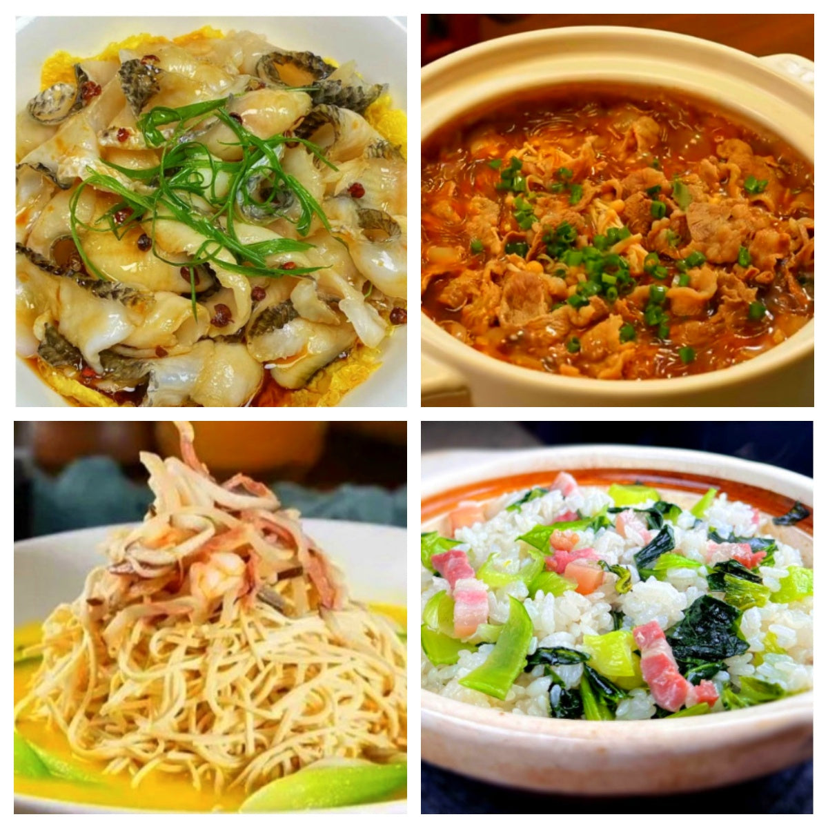 Wednesday, December 17th: Classic dishes return: Scallion Oil Black Fish Slices, Satay Tofu and Beef Stew, Braised Dried Tofu Strips, Shanghai Rice with Vegetables