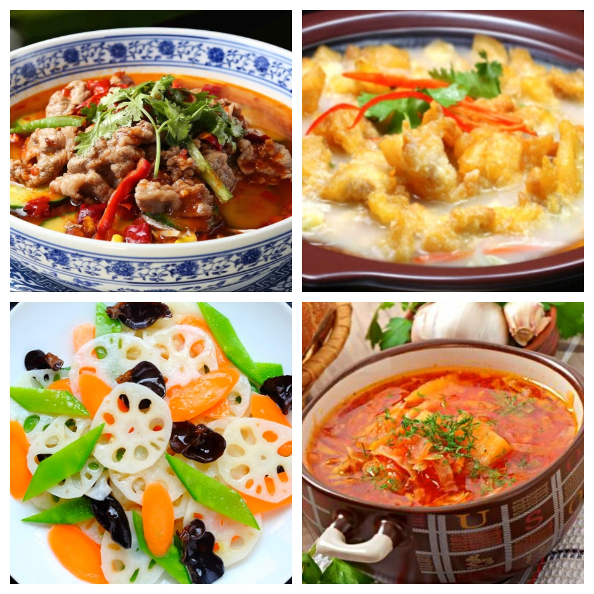 02月18日 周三麻辣鲜香: 🌶️水煮牛肉、三鲜小酥肉、荷塘小炒、罗宋汤