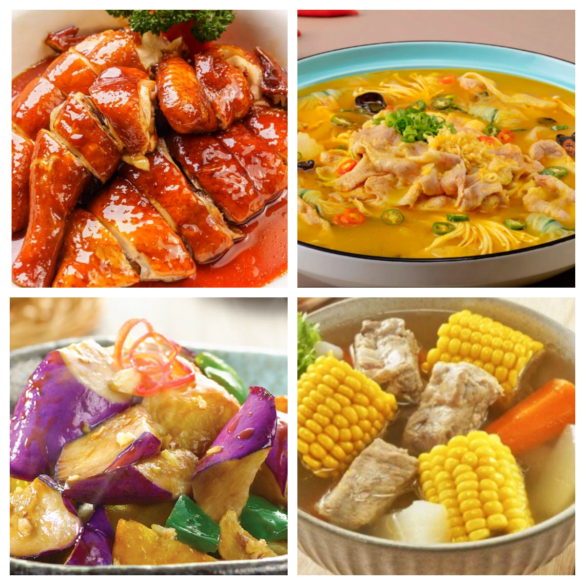 06月11日 周四麻辣鲜香：🌶️豉油鸡、酸汤肥牛、地三鲜、胡萝卜玉米排骨汤