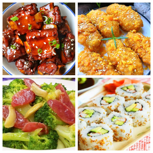 Thursday, September 4th: Classic dishes return: Sweet and sour spareribs, salted egg yolk chicken wings, stir-fried broccoli with Chinese sausage, and Japanese sushi