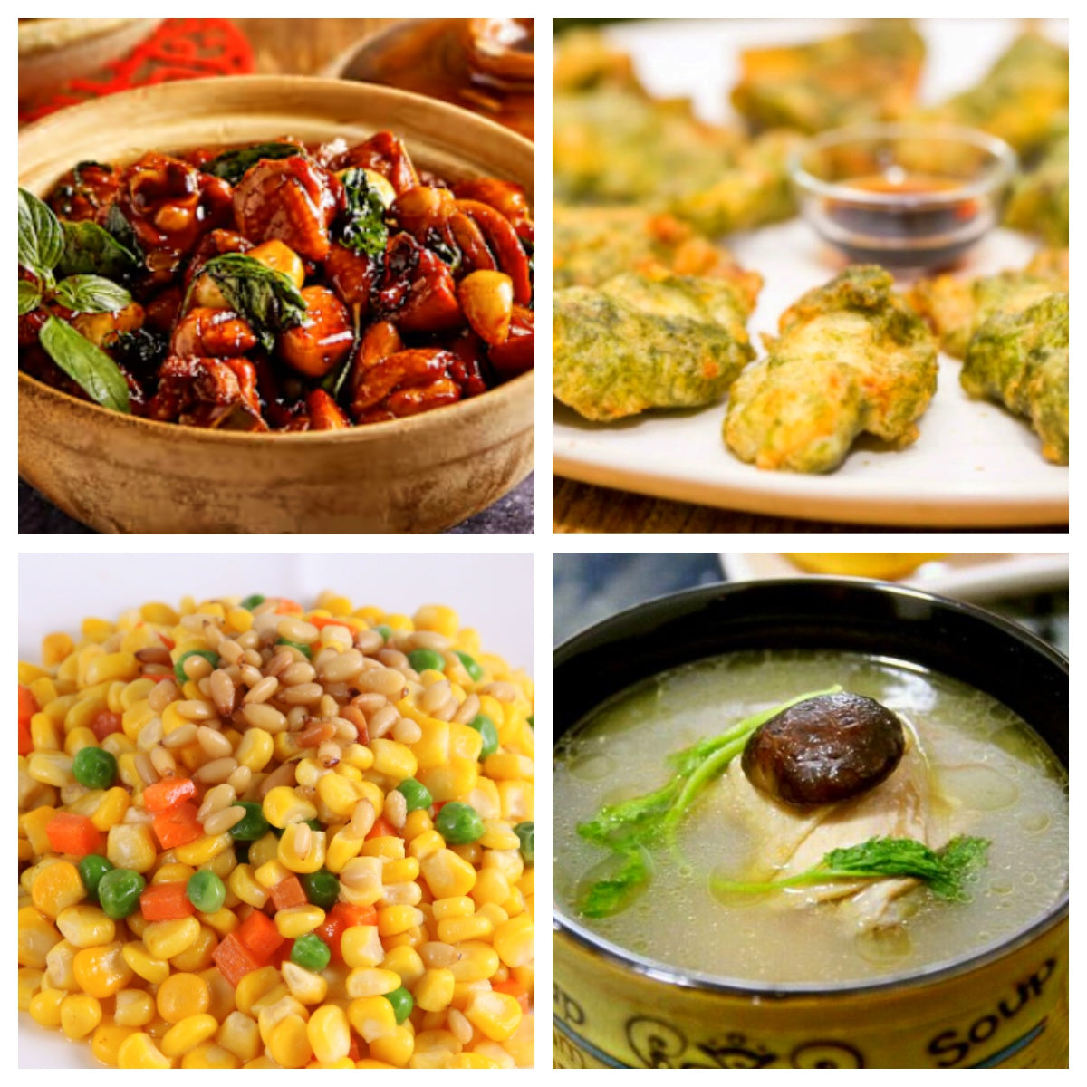 02月03日 周二经典回归：三杯鸡 、苔条鱼片、松仁玉米、养生鸡汤