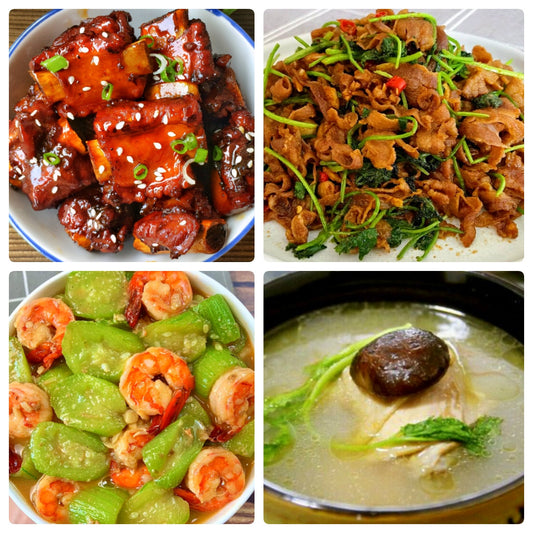 Wednesday, August 6th: Hometown Dishes: Sweet and Sour Spare Ribs, Slightly Cumin Lamb, Stir-fried Shrimp with Loofah, and Chicken Soup with Mushrooms