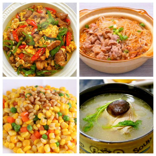 02月03日 周二麻辣鲜香：🌶️农家一碗香、葱油肥牛、松仁玉米、养生鸡汤