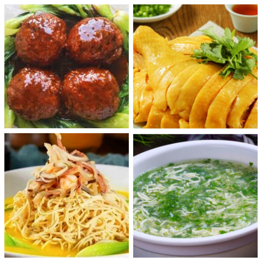 02月10日 周二经典回归：红烧狮子头、上海三黄鸡、大煮干丝、荠菜鱼丝羹