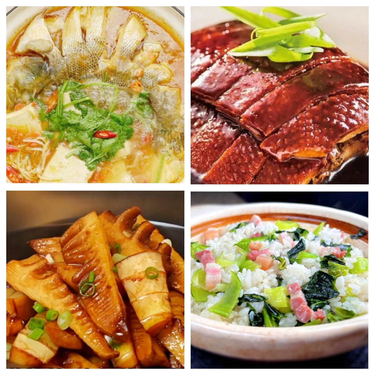 01月15日 周四味觉探险： 🌶️酸汤鲈鱼、上海酱鸭、油焖嫩笋、上海菜饭