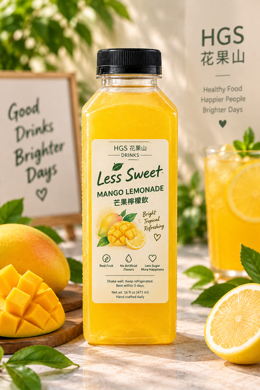 Less Sweet Mango Lemonade 少糖柠檬水