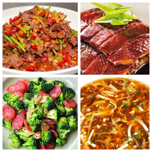 11月24日 周一麻辣鲜香： 🌶️小炒黄牛肉、上海酱鸭、腊味西兰花、酸辣汤