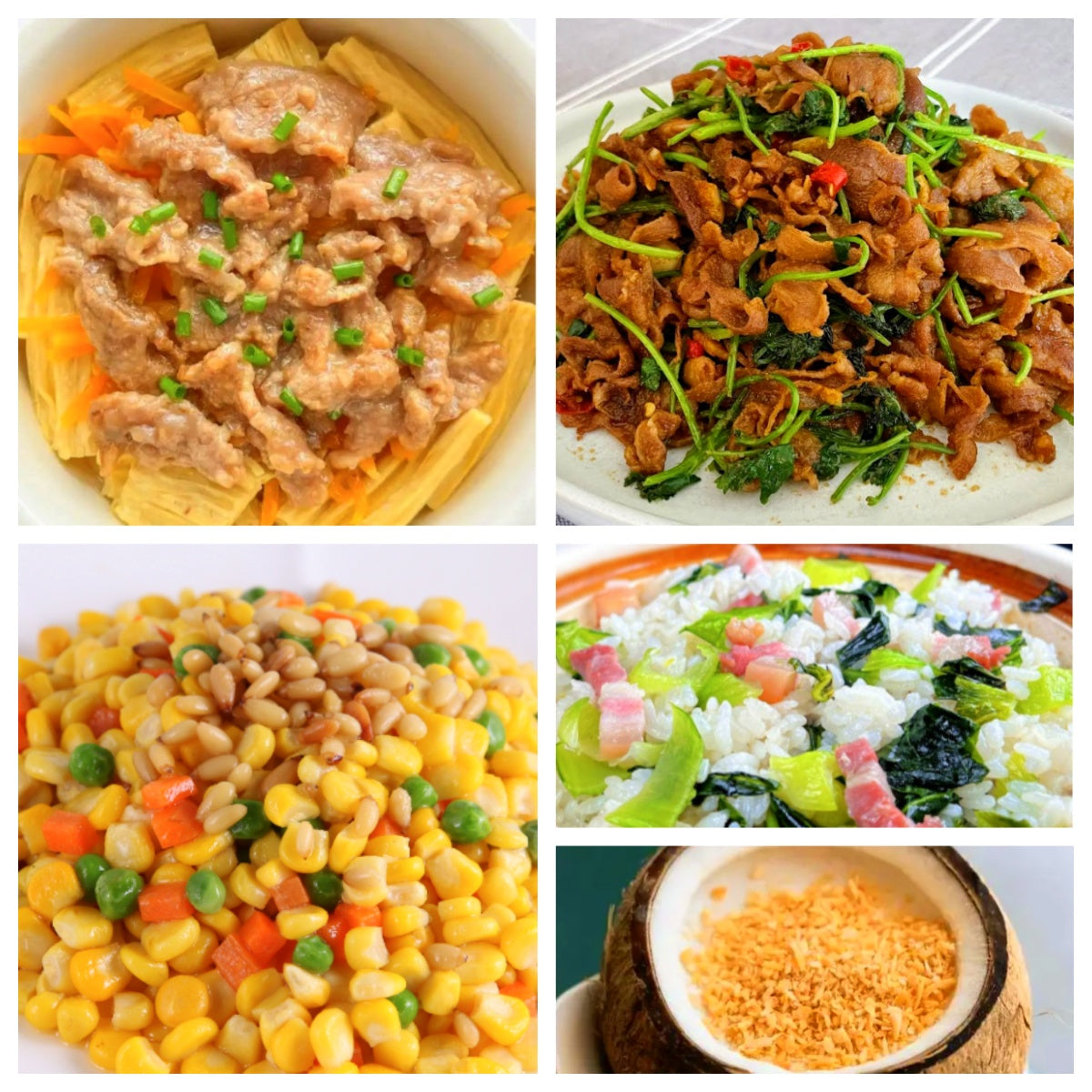 07月22日 周三麻辣鲜香：🌶️孜然羊肉、腐竹嫩牛、松仁玉米、上海菜饭（赠品：椰子冻）