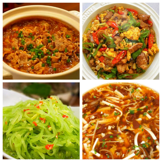 05月12日 周二经典回归：沙茶肥牛煲、农家一碗香🌶️、凉拌莴笋、酸辣汤